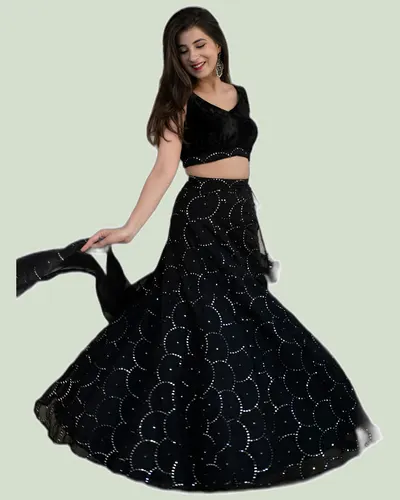 Graceful Organza Net Bridal Lehengas — image 7