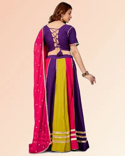 Navratri Charming Striped Casual Lehengas — image 7