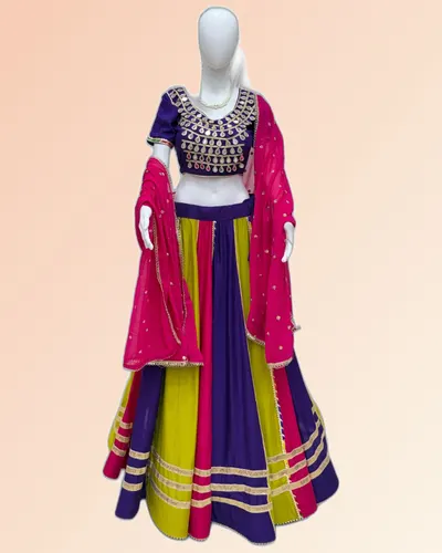 Navratri Charming Striped Casual Lehengas — image 10
