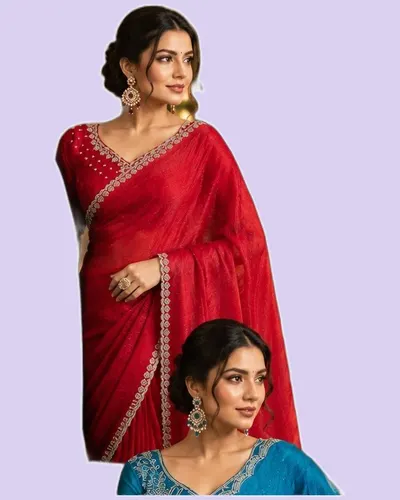 Graceful Timeless Fendy Chiffon Festive Sarees — image 2