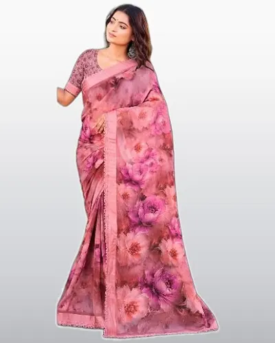Charmi Weighless Pattern Swarovski Work Sarees — image 2