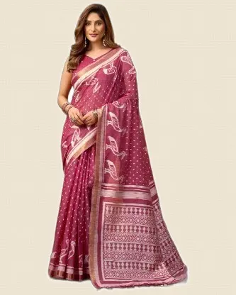 Premium Cotton Jhallar Comfortable Sarees — image 3