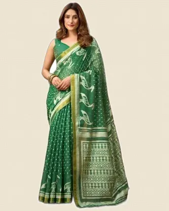 Premium Cotton Jhallar Comfortable Sarees — image 2