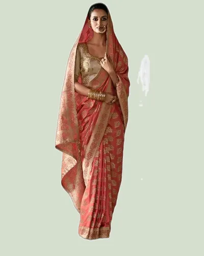 Stunning Signature Lightweight Crepe Wedding Sarees — image 4