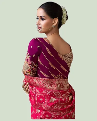 Stunning Signature Lightweight Crepe Wedding Sarees — image 3