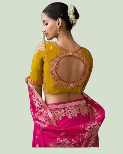 Stunning Signature Lightweight Crepe Wedding Sarees — image 3