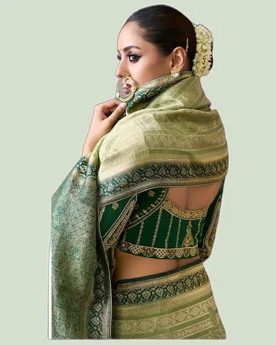 Stunning Signature Lightweight Crepe Wedding Sarees — image 5