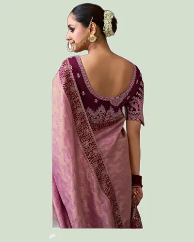 Stunning Signature Lightweight Crepe Wedding Sarees — image 3