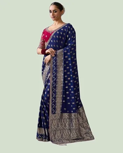 Stunning Signature Lightweight Crepe Wedding Sarees — image 6
