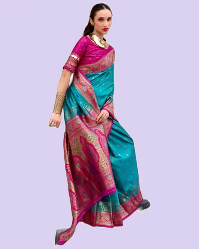 Soundarya Pure Silk Traditional Sarees — image 4
