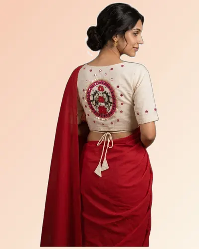 Stunning Heavy Khadi Cotton Casual Sarees