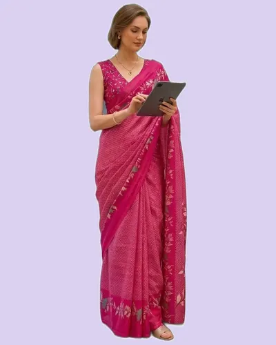 Divine Grace Georgette Marvel Finish Sarees