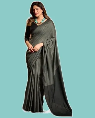 Elegant Mal Cotton Contrast Pallu Sarees — image 3