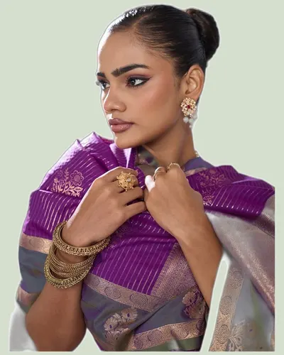 Timeless Crafted Silk Zari Weaving Pallu Border Sarees — image 7