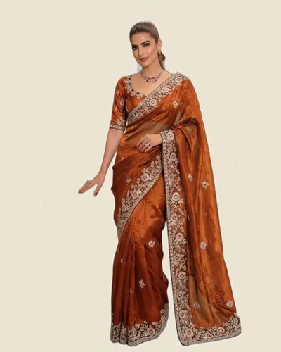 Gracefull Look Soft Tissue Silk Sarees