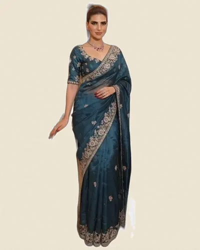 Gracefull Look Soft Tissue Silk Sarees — image 6