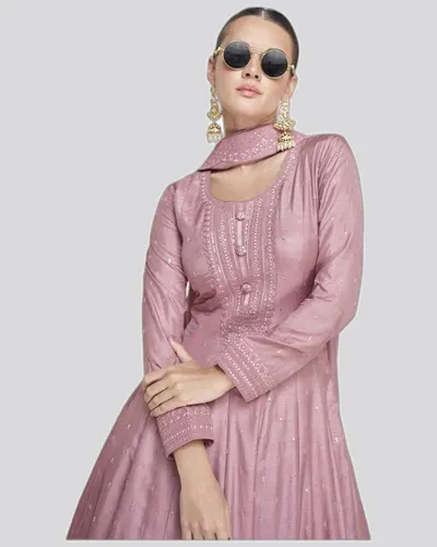 Rich Look Premium Silk Long Gowns — image 2