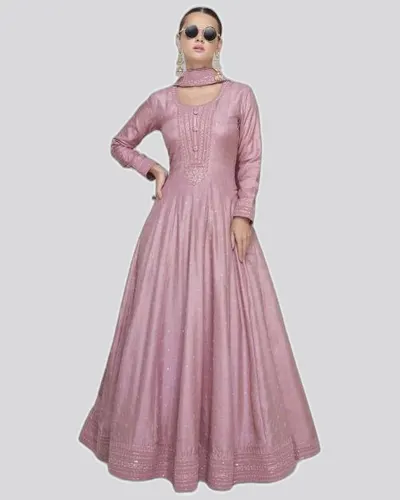 Rich Look Premium Silk Long Gowns — image 3