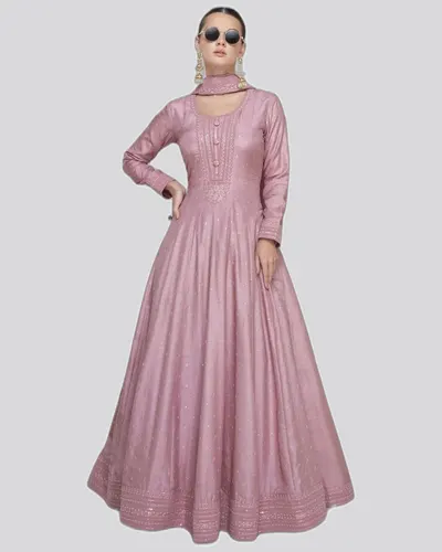 Rich Look Premium Silk Long Gowns