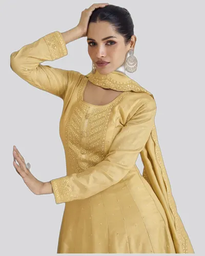 Rich Look Premium Silk Long Gowns — image 3