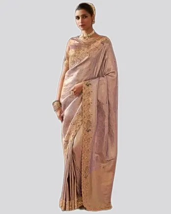 Vrindavan V7 Soft Silk Beads Work  Premium Sarees — image 9