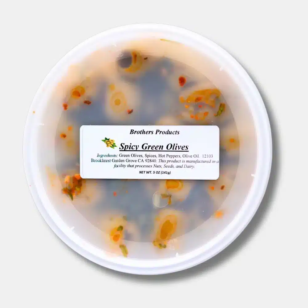 Olives - Spicy Green Olives (5oz)