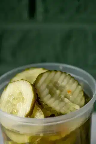 Pickles - Hot Garlic (container)