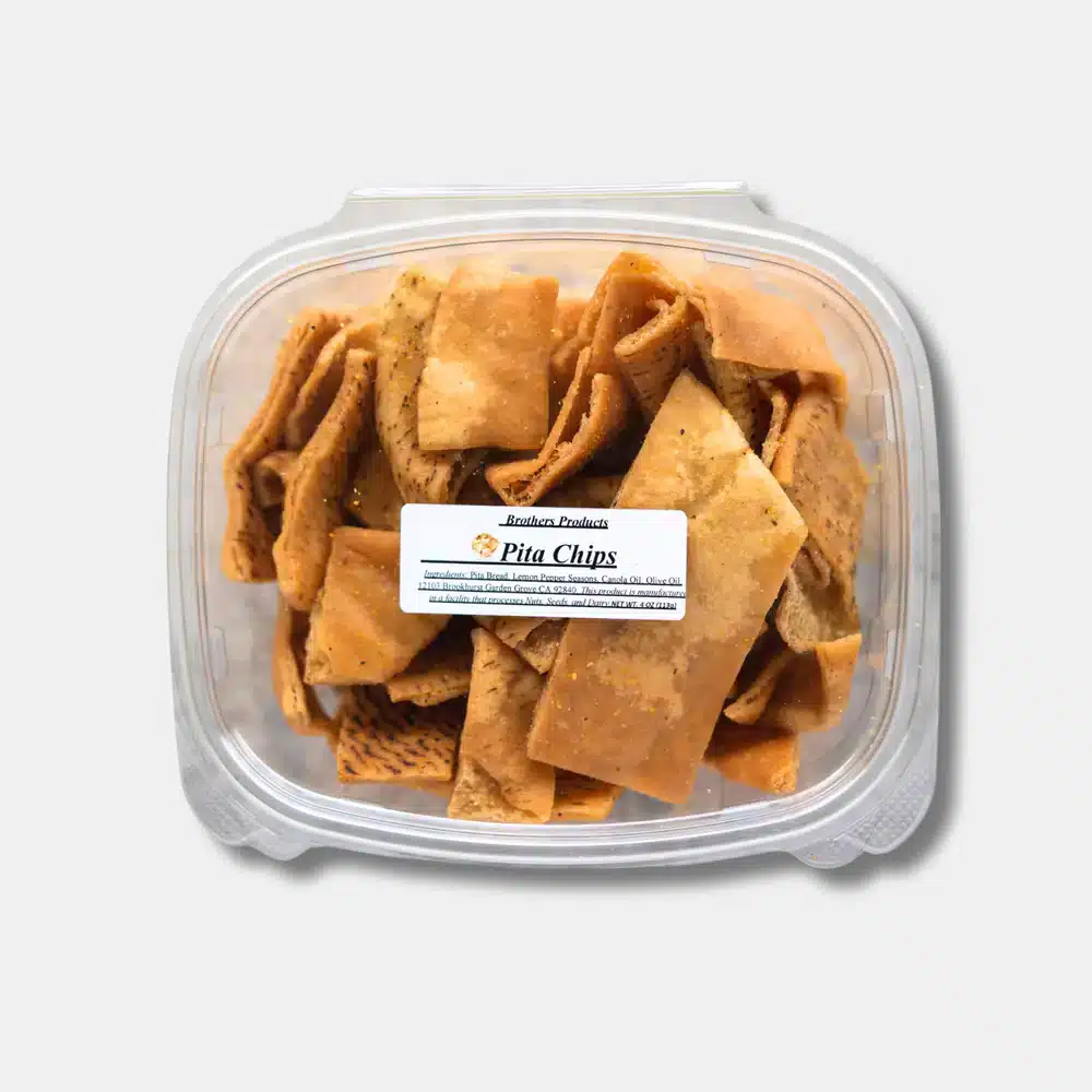 Pita Chips - Lemon Pepper Pita Chips (4oz)