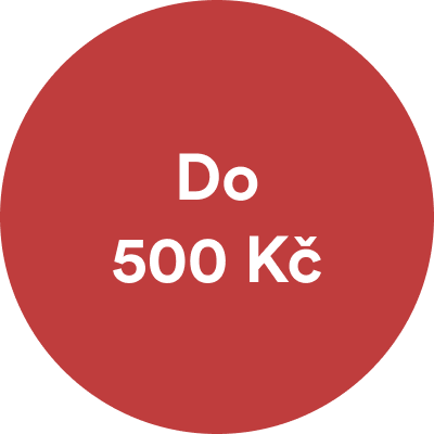 Button do 500 kč