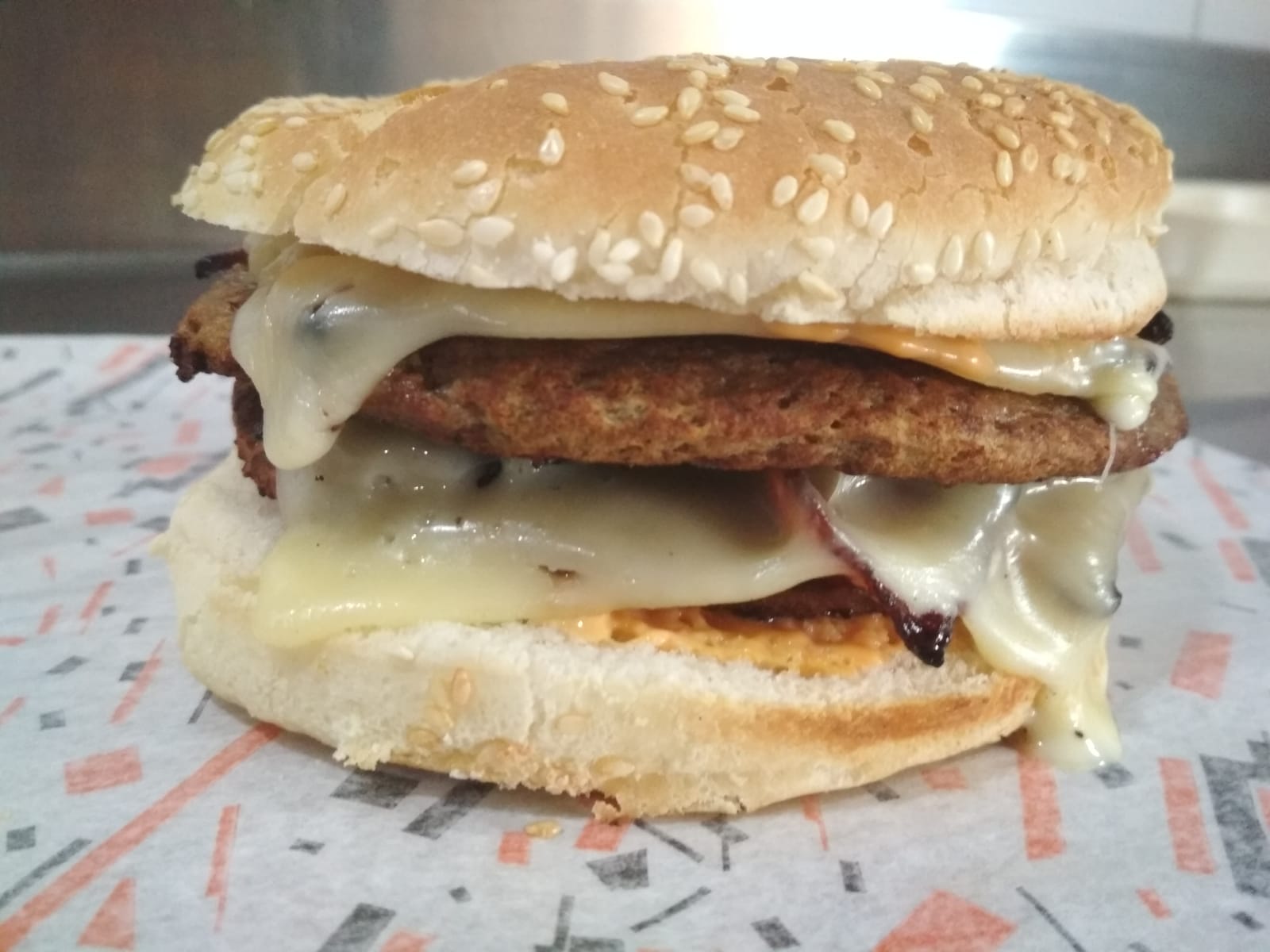 Double cheeseburger