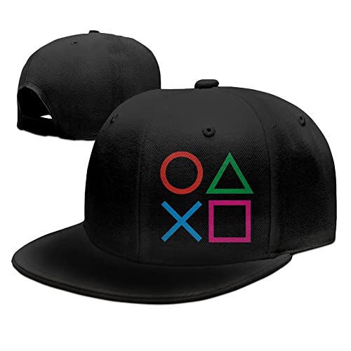 Men's Gamer Hat Snapback Black