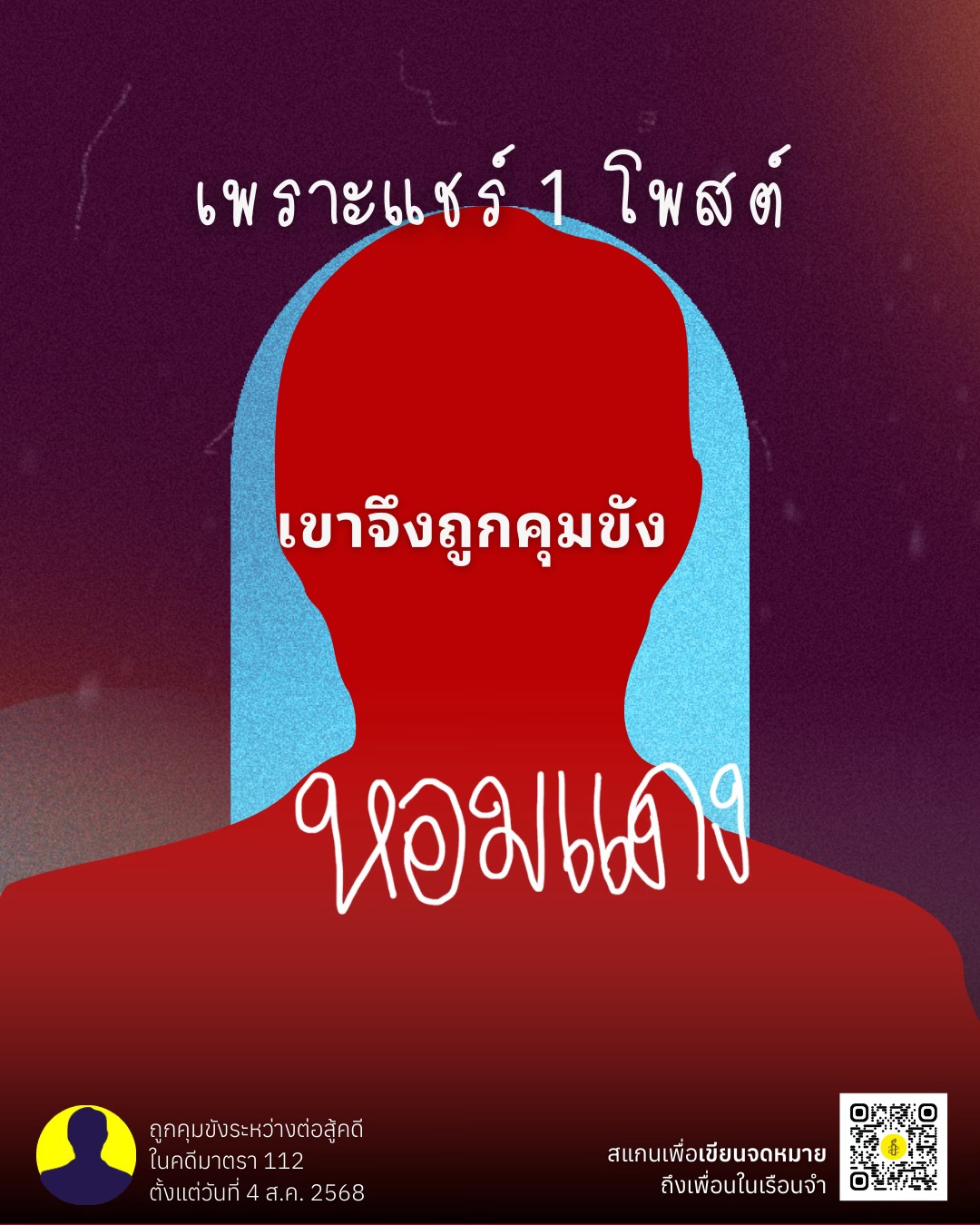 มาเขียนจดหมายถึงเพื่อนในเรือนจำกัน