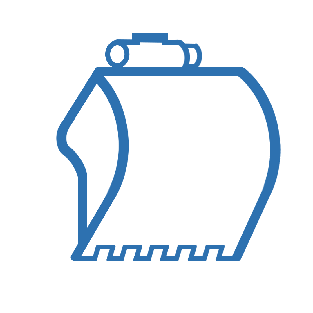 Schaufel zum Baggermulcher logo
