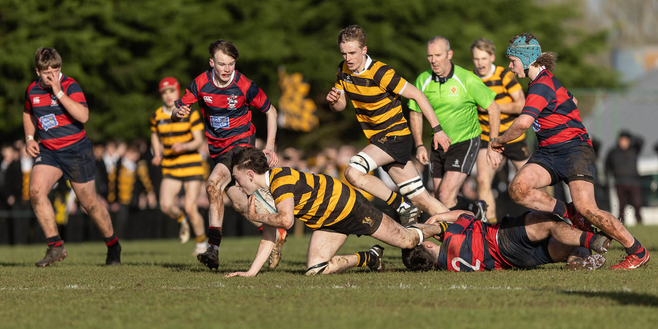 Medallion Shield: Ballymena Academy 3 Royal Belfast Academical Institution 31 Round of 16