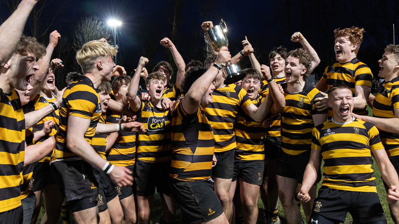 Schools 2nd XV Cup: Campbell College 5 Royal Belfast Academical Institution 14 Final