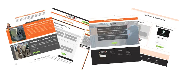 The Gen Stop Web Design by Frugare