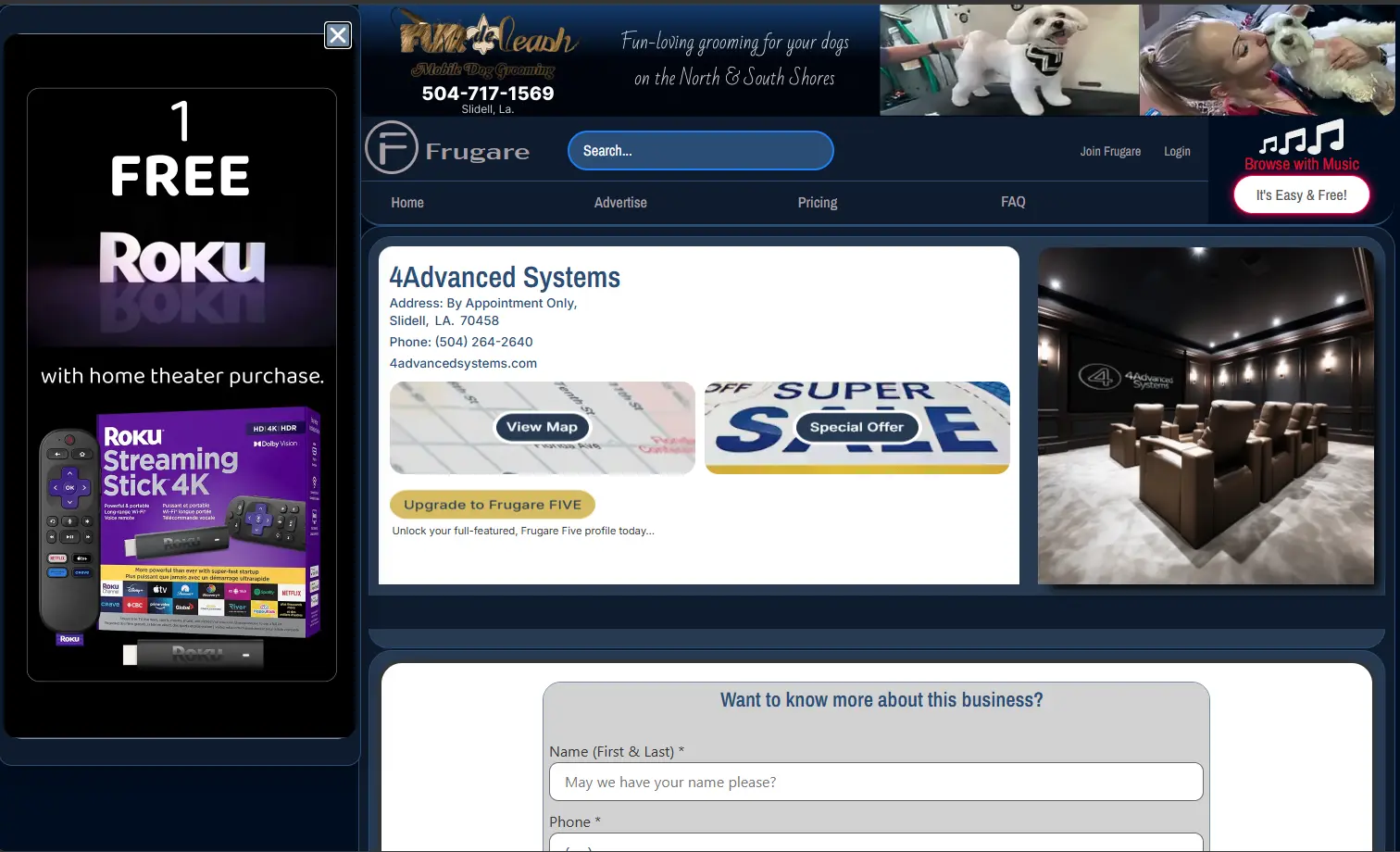 Online Advertising in New Orleans, La | Frugare LLC