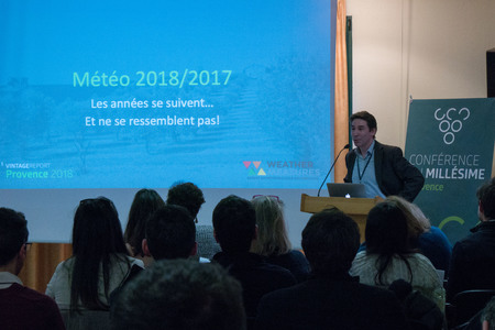 Arnault Trac, Weather Mesures, Vintage Report Provence 2018