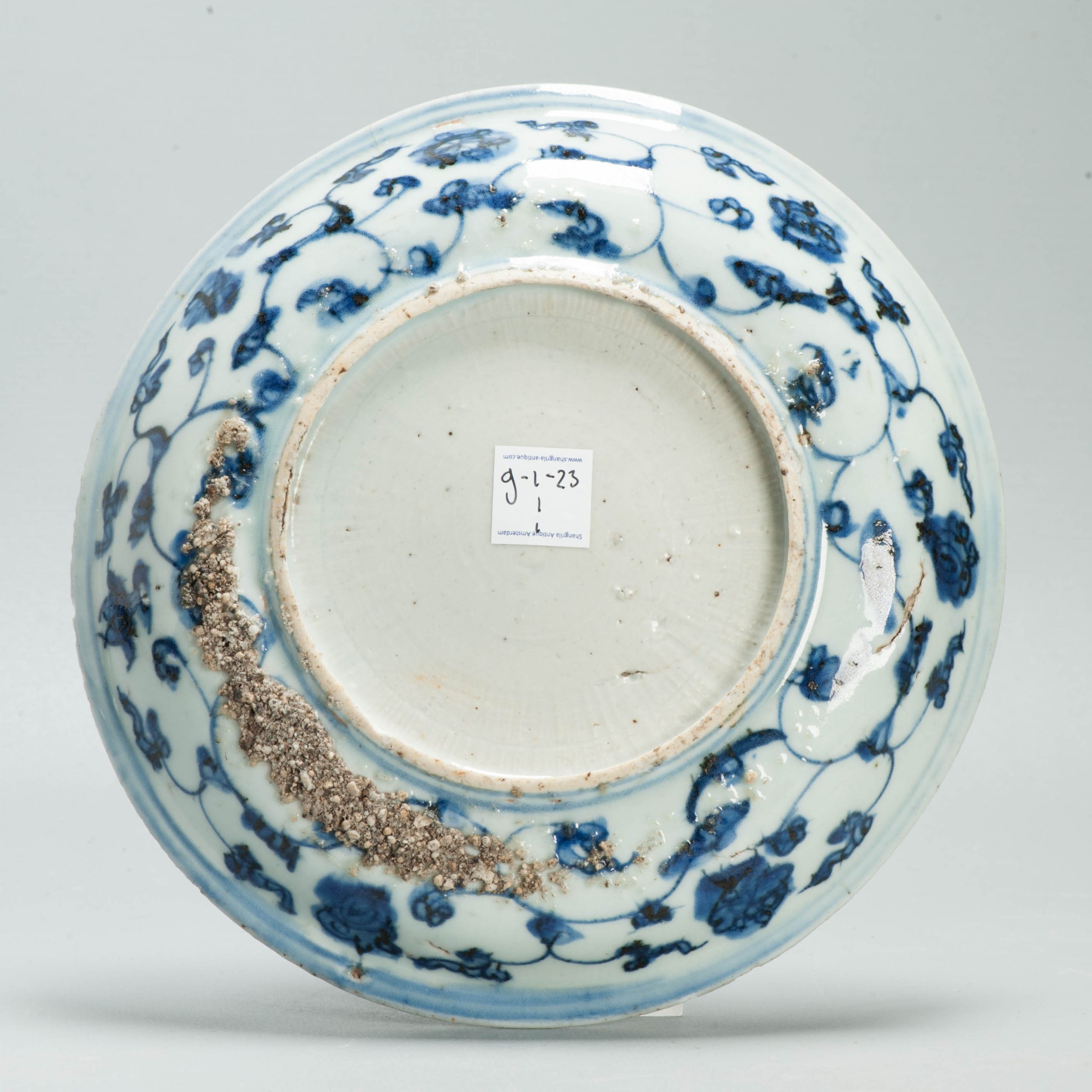 Antique Chinese Porcelain 15th/16th Century Hongzhi or Zhengde Dish FISH HARMONY - Image 6