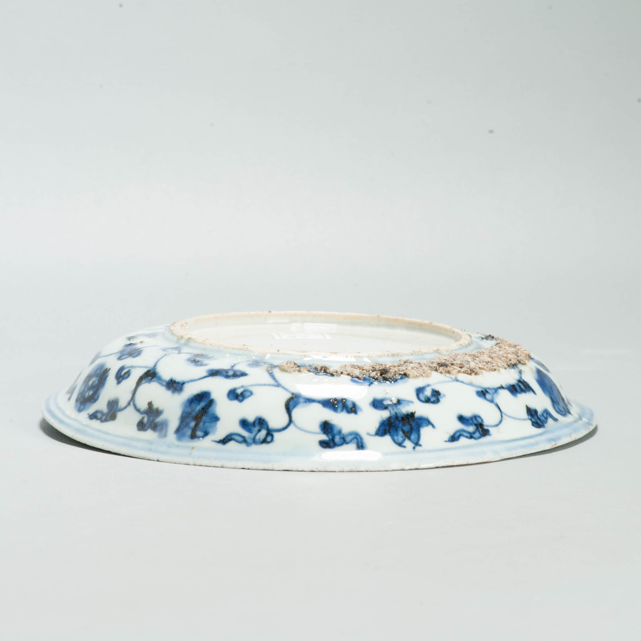 Antique Chinese Porcelain 15th/16th Century Hongzhi or Zhengde Dish FISH HARMONY - Image 4