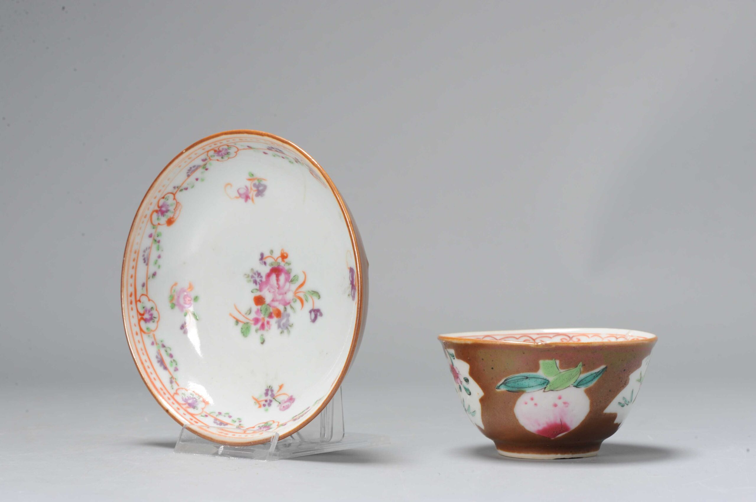 A Yongzheng period Chinese Porcelain Batavian Tea Bowl China Antique 1730 - Image 14