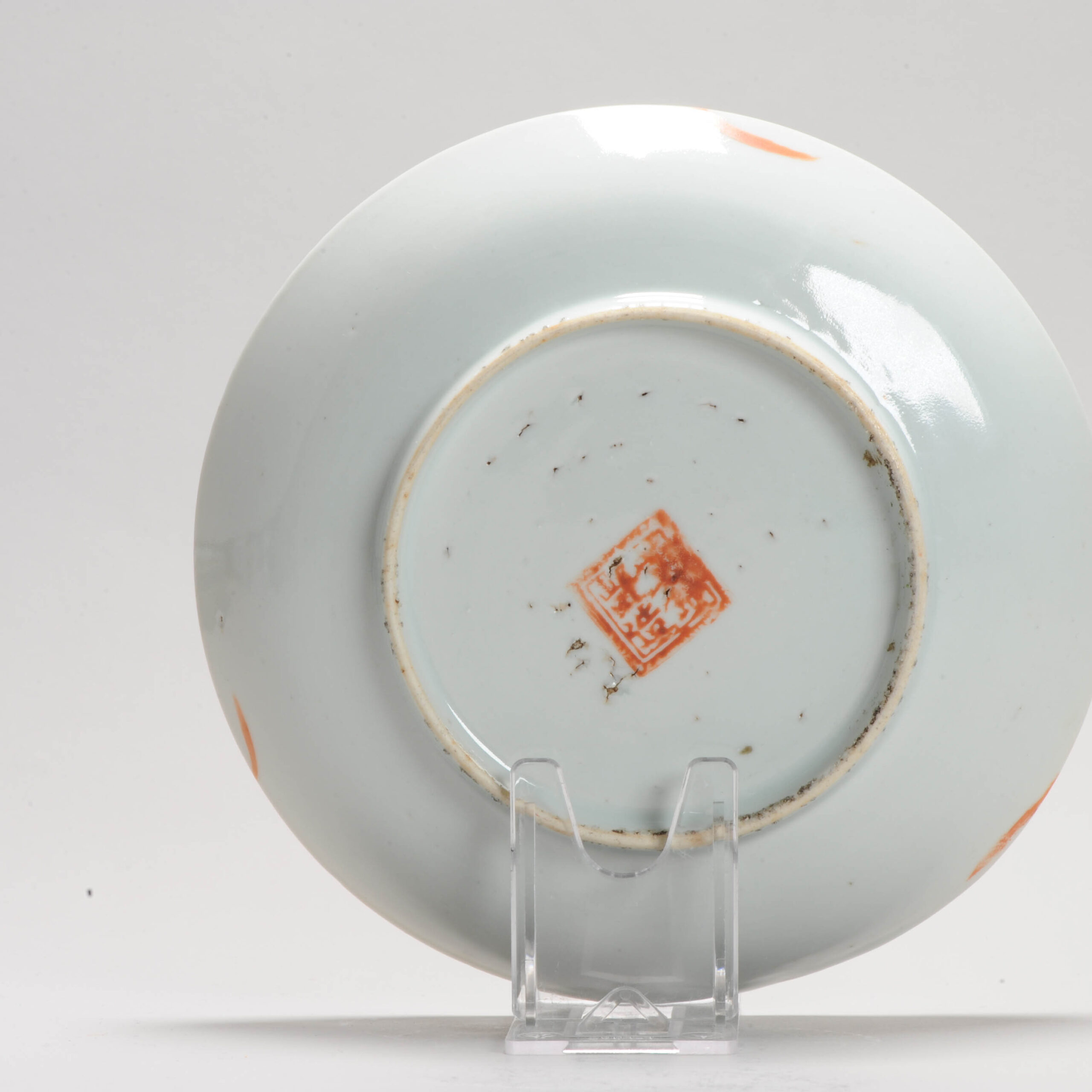 Antique Chinese Fencai Porcelain 19C Plate China Antique Kitchen Qing - Image 7