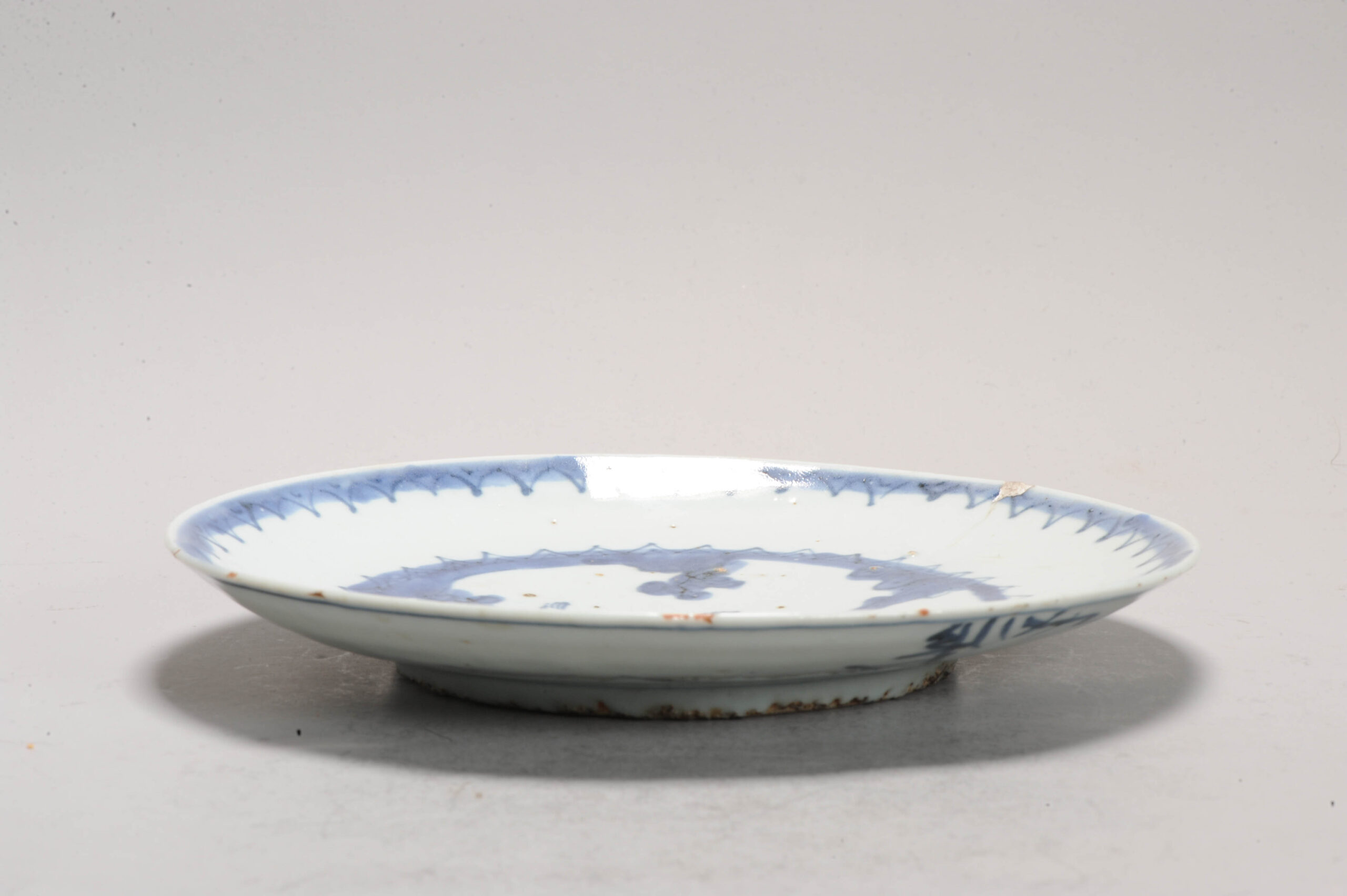 20.7CM 17C Tianqi/Chongzhen Chinese porcelain Kaiseki dish Luohan Moon - Image 2