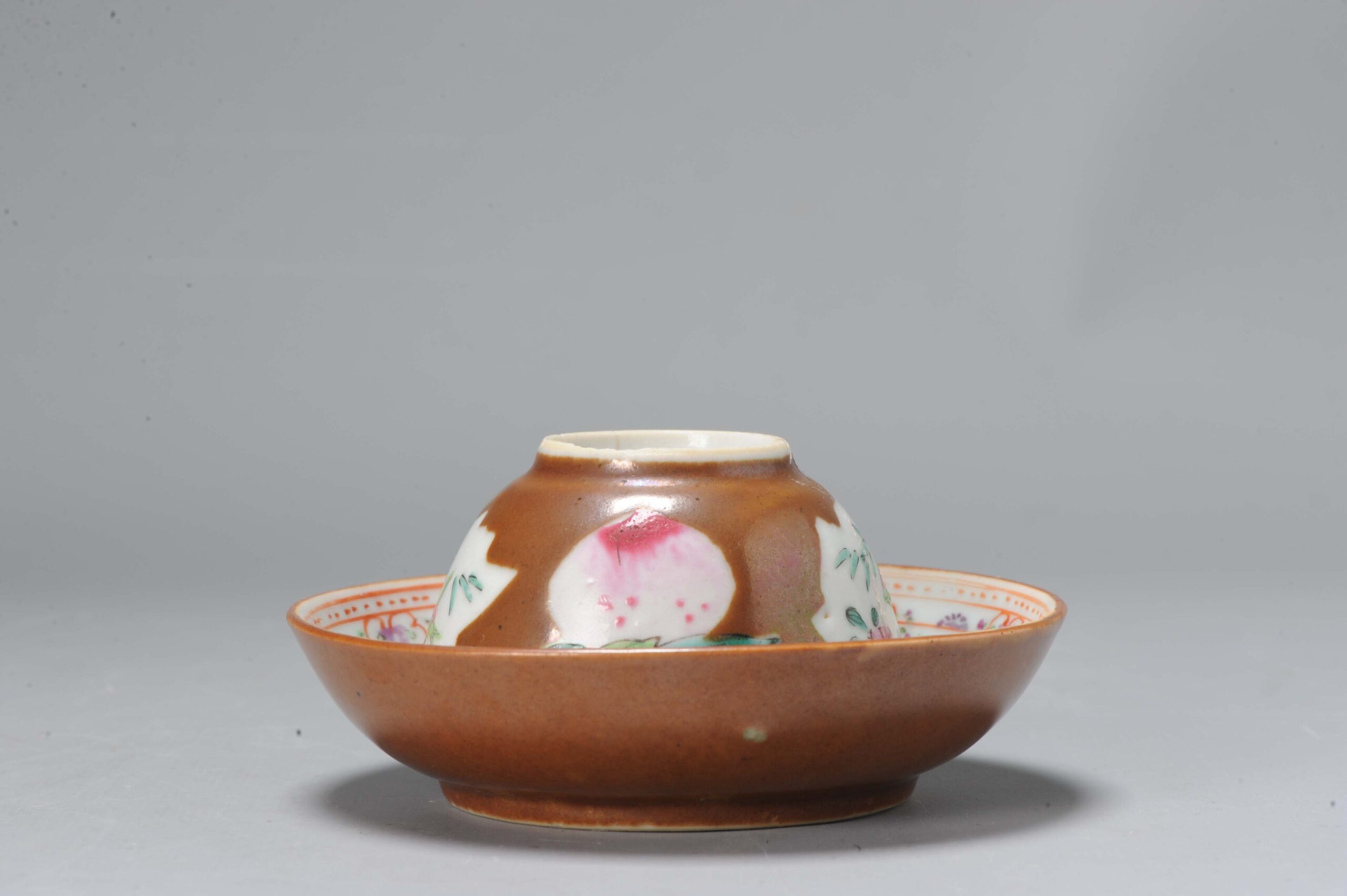 A Yongzheng period Chinese Porcelain Batavian Tea Bowl China Antique 1730 - Image 15