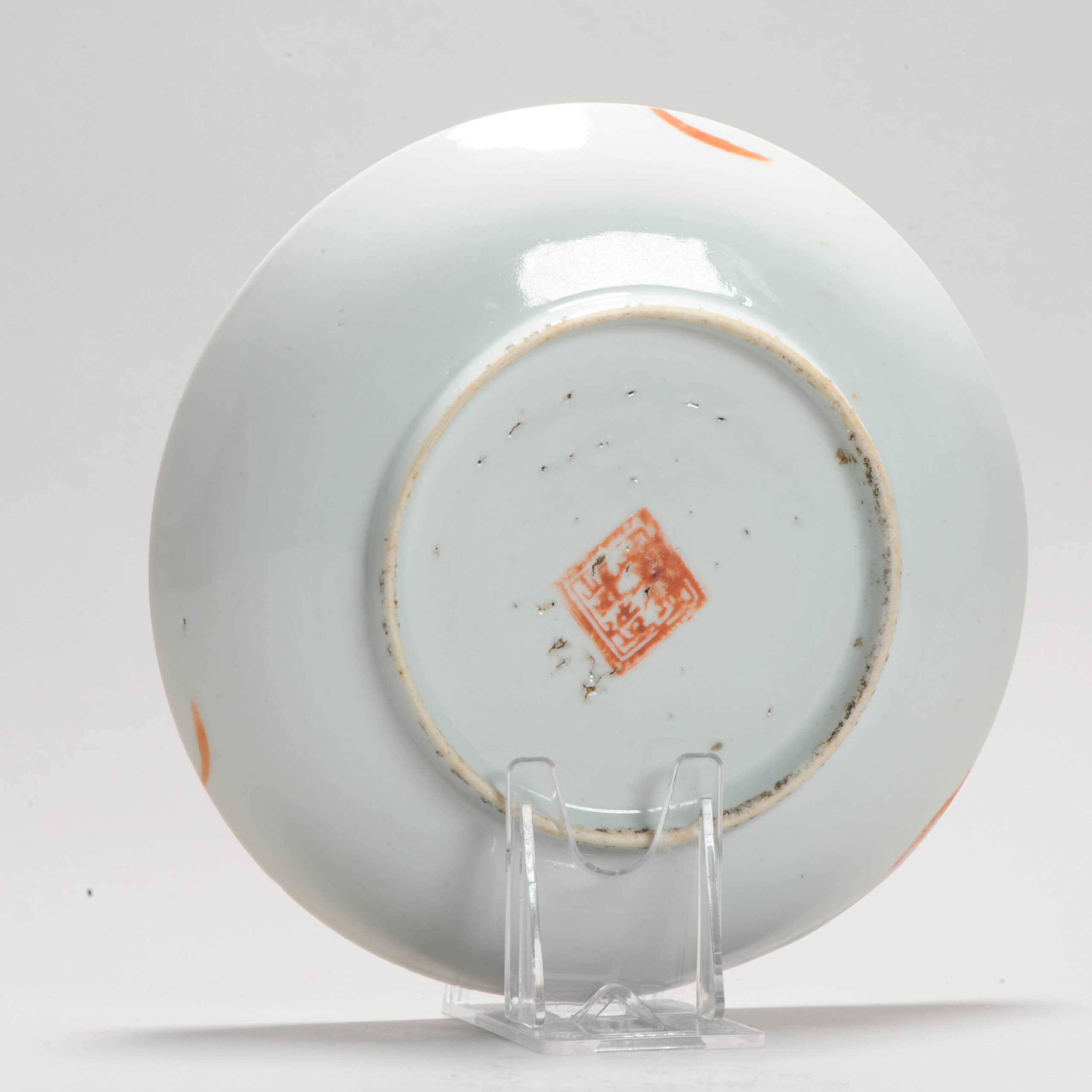 Antique Chinese Fencai Porcelain 19C Plate China Antique Kitchen Qing - Image 8