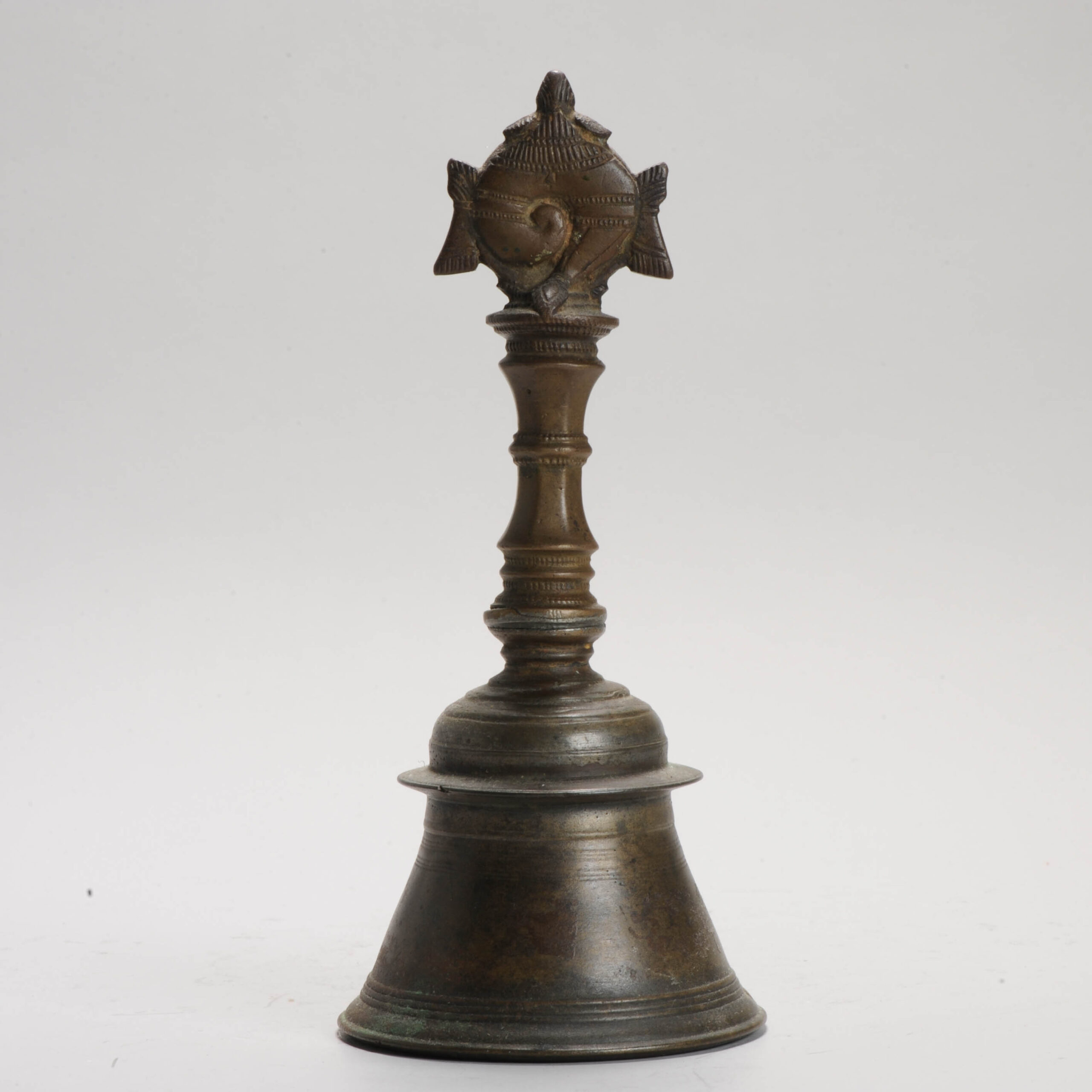 Antique Chinese Bronze Bell  China Rare 19th century Tibet
