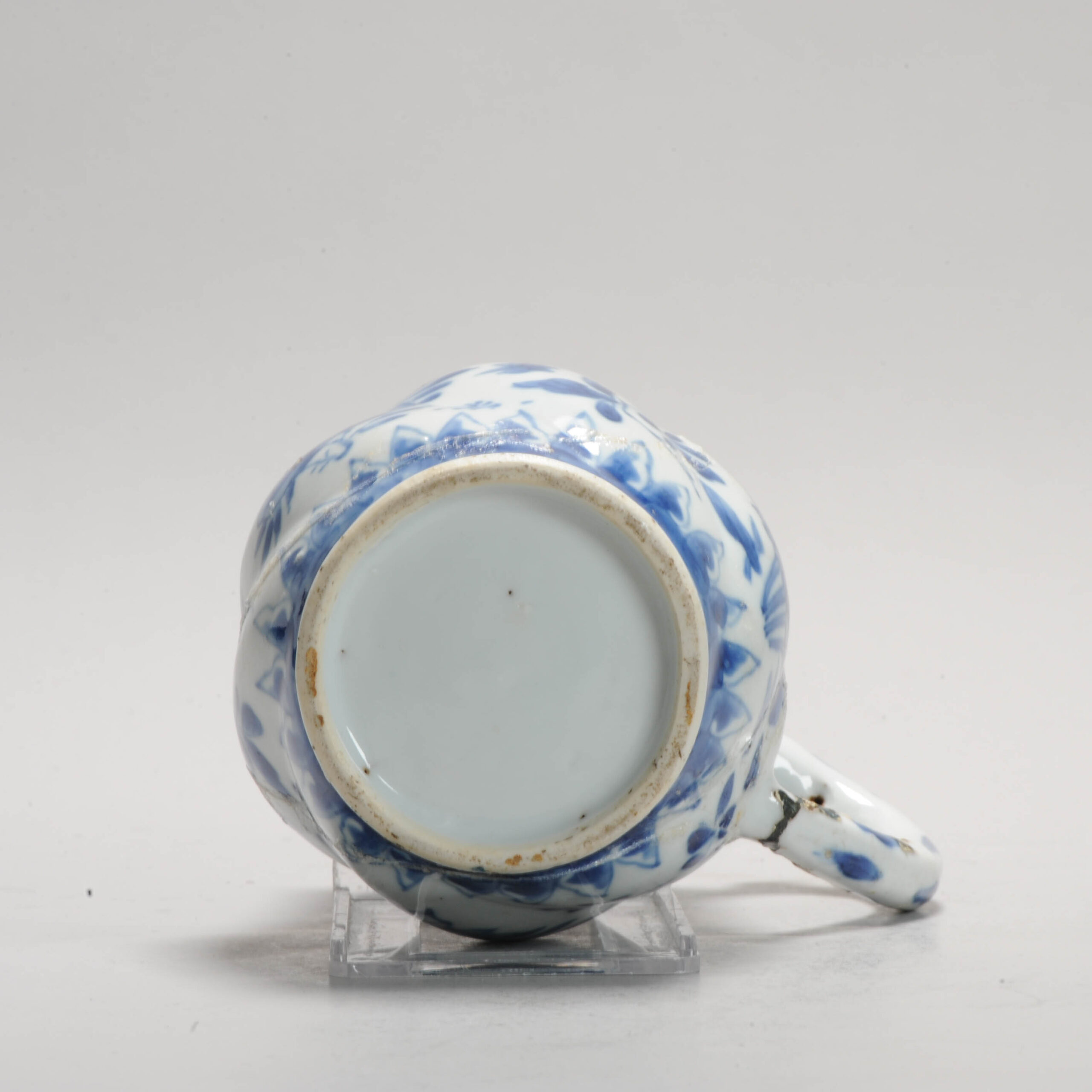 Antique 18th Century Chinese Porcelain Blue and White Jug Qianlong Period Qing