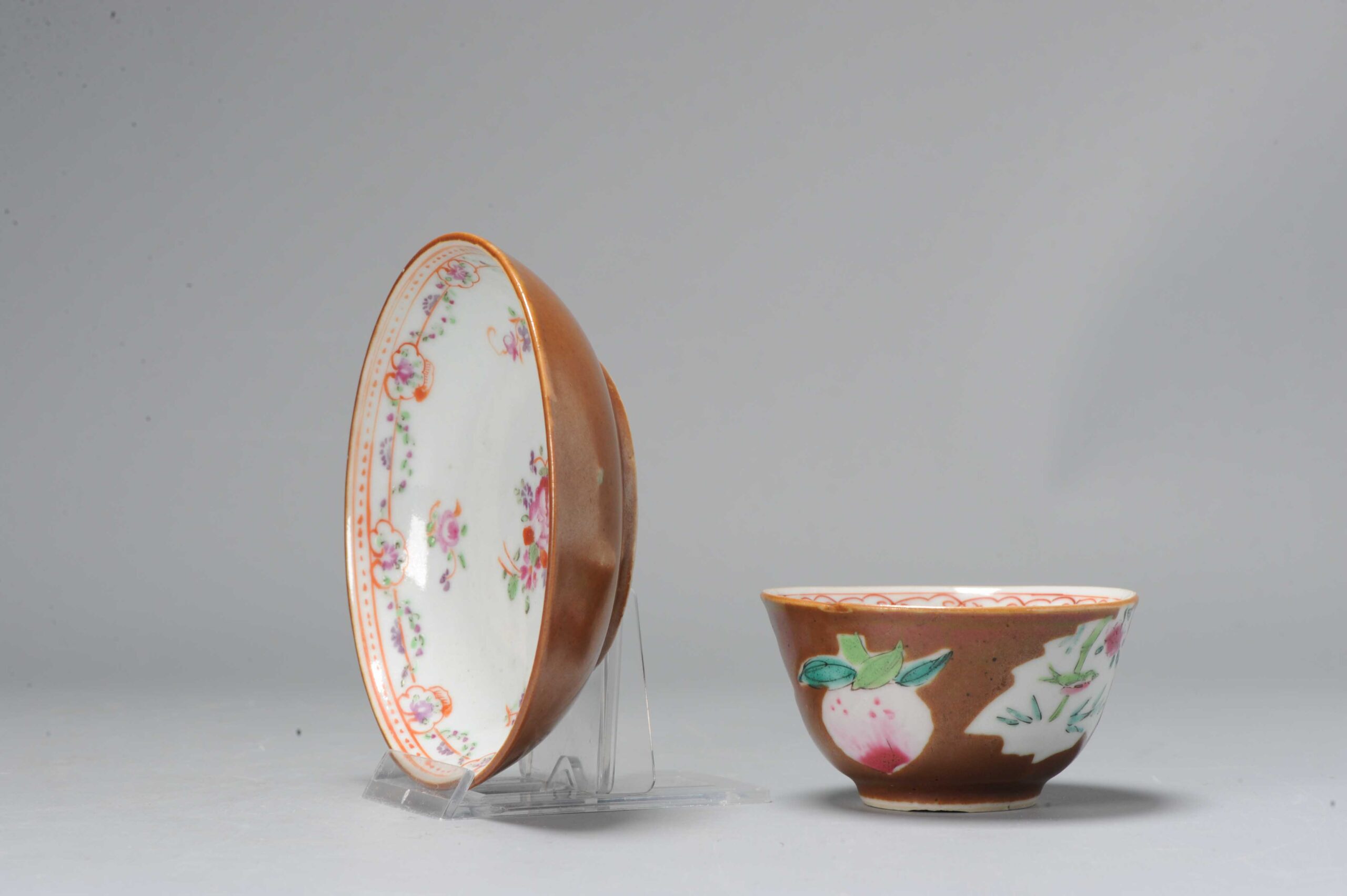 A Yongzheng period Chinese Porcelain Batavian Tea Bowl China Antique 1730 - Image 13
