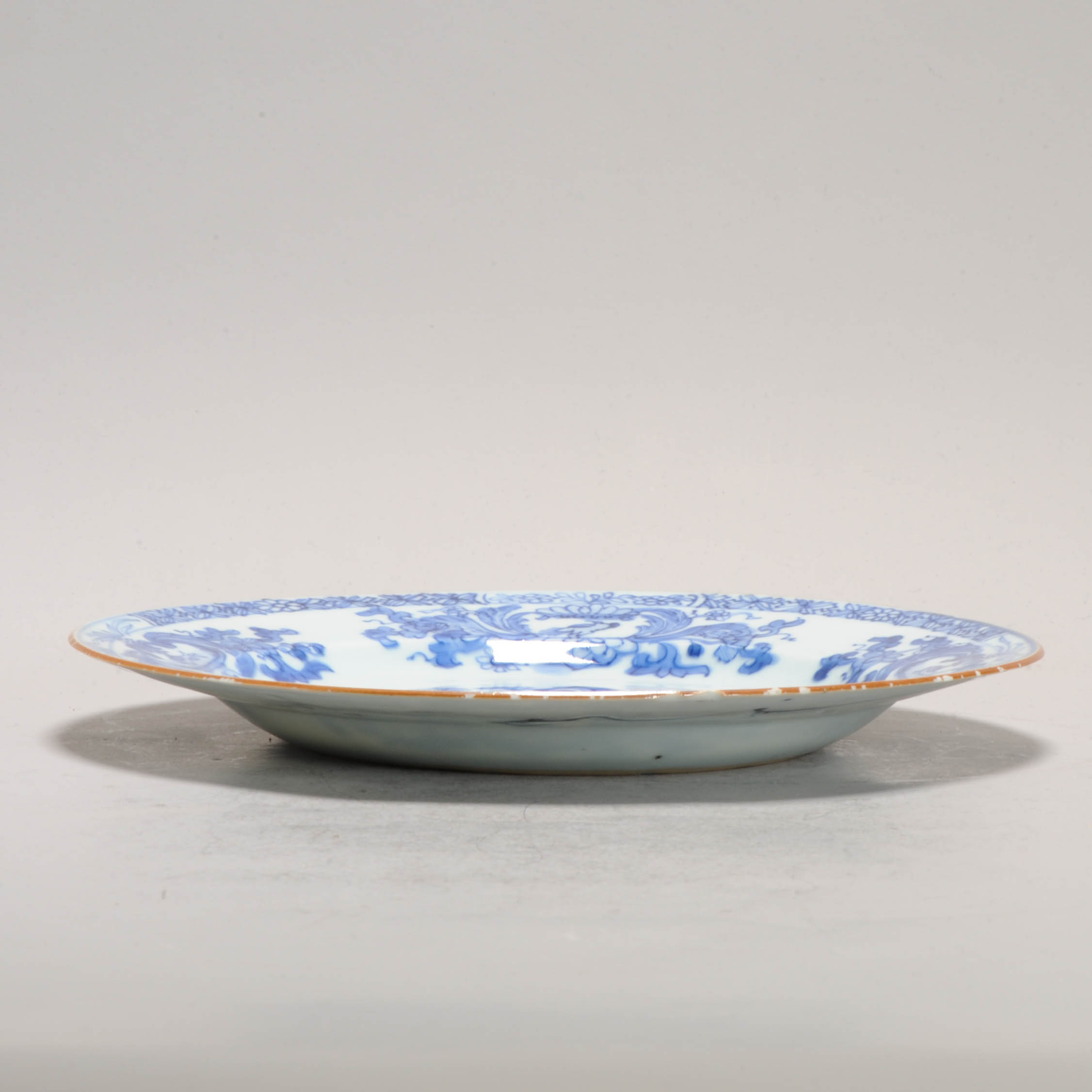 A Chinese Export Porcelain Blue White Dish MADAME DE POMPADOUR Qianlong Period