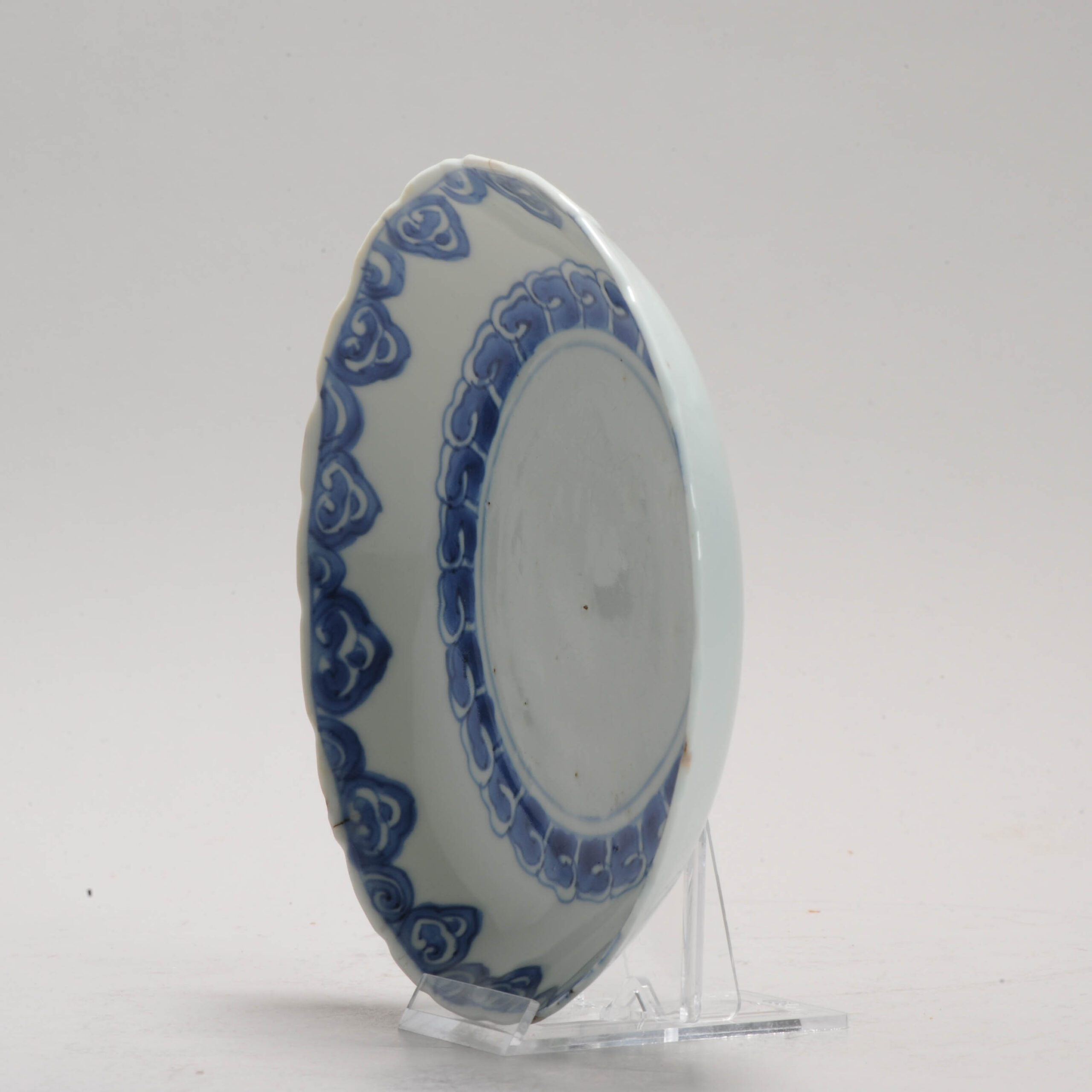 Antique Chinese Porcelain Ming Ruyi Ca 1600-1640 Tianqi Chongzhen Anhua Engraving - Image 11